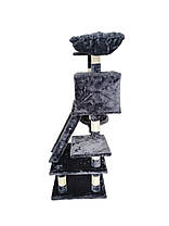 Кігтеточка, будиночок, дряпка для кішок Avko CatTree 1322 Grey, фото 6