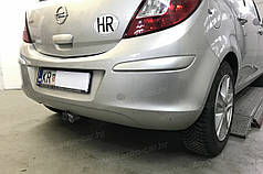 Фаркоп Opel Corsa D 2006-2014 (Опель Корса D) оцинкований Швидкознімний автомат на ручці