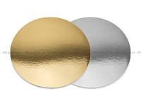 Золото/серебро 280 мм подложка круг