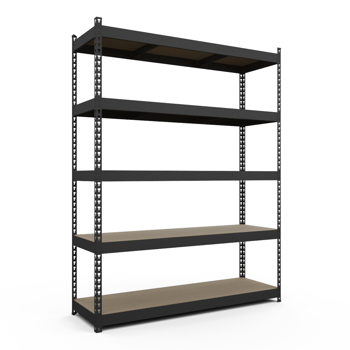 Стелаж 216x140x70см 5 полок ДСП металевий фарбований збірний посилений до 300кг на полицю