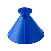 Скребок VITOL для снігу та льоду, пластик 140х110 мм, ISV-2065