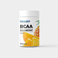 Аминокислоты BCAA Бсаа Willmax BCAA 2:1:1 Instant 400 г со вкусом ананас