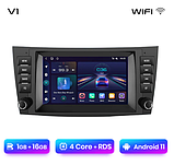 Junsun 4G Android магнітола для Mercedes Benz E Class S211 W211 CLS Class C219 2002 - 2010, фото 2