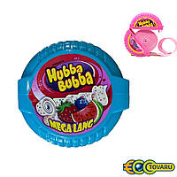 Жувальна гумка Hubba Bubba рулетка ягоди та кавун 56г