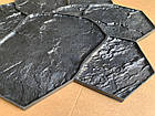 Поліуретановий штамп для бетону і штукатурки "Квітка Велика" №2(Бутовий Камінь), для підлоги і доріжок, фото 2