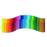 Фломастери Faber-Castell Connector, 60 кольорів, у пластиковій валізці, 155560, фото 3