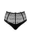 Високі трусики-стринги Obsessive Sharlotte panties black XXL, фото 6
