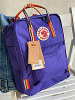 Рюкзак текстильный сумка- рюкзак городской повседневный фиолетовый Kanken