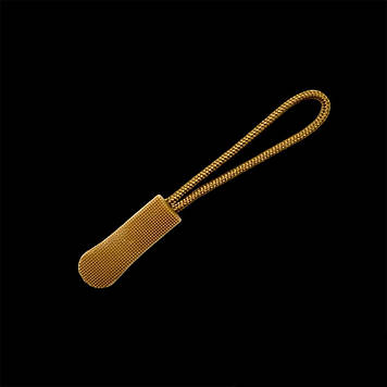 Пуллер для бігунка нерозбірним матеріал пластик і шнурів колір  койот комплект з шнуром