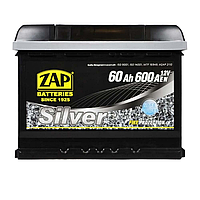 Автомобильный аккумулятор ZAP Silver 60Ah 600A L+ (L2)