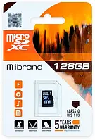 Карта памяти Mibrand microSDXC 128GB Class 10 UHS-I U3