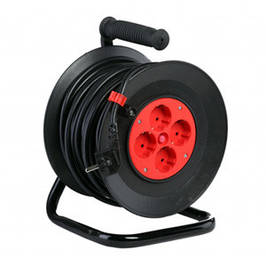 Подовжувачі електричні на котушці