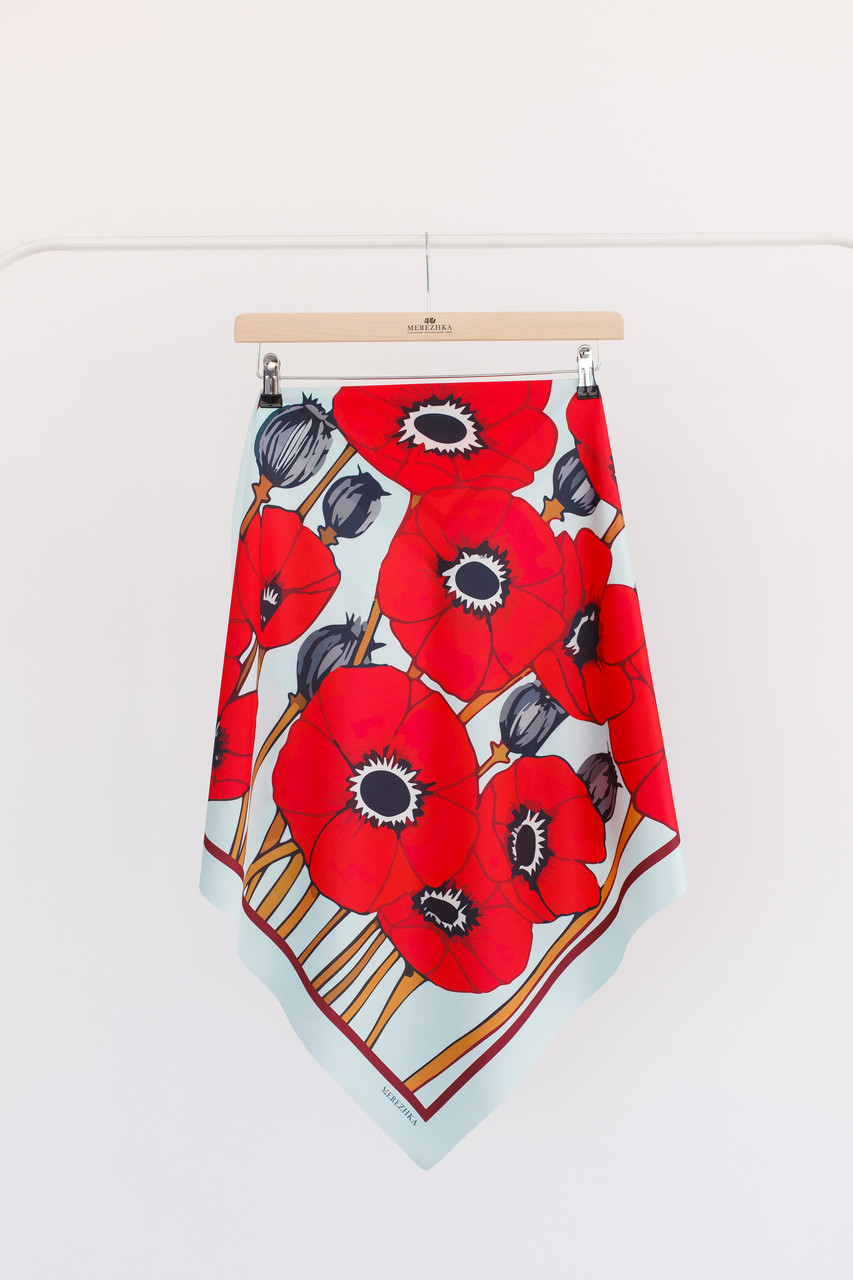 Хустинка MEREZHKA "Маки"