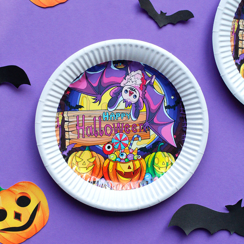"Happy Halloween" - Тарілочки 18 см, фото 1