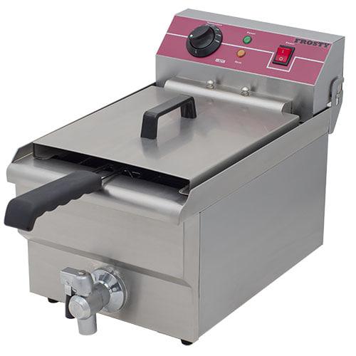 Фритюрниця електрична на 8 л з краном EF-101V FROSTY, фото 1