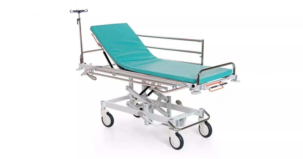 КАТАЛКА МЕДИЧНА ДЛЯ ТРАНСПОРТУВАННЯ ПАЦІЄНТІВ CAMEL, 2-х секційне ложе, фото 1