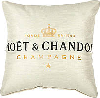 Лляна наволочка Oukeep з принтом, чохол для диванної подушки Бежевий