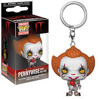 Фігурка брелок Funko Pop Фанко Поп IT Pennywise (with baloon) Воно Пеннівайз с Кулькою 4 см