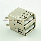 Гніздо USB тип A, на плату, подвійне