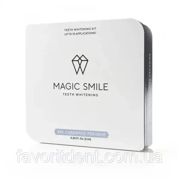 Набір для вибілювання з ремінералізувальною терапією MAGIC SMILE PRO CARBAMIDE 44%