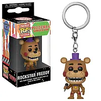 Фігурка-Брелок Funko Pop Фредді П'ять ночей з Фредді Rockstar Freddy Five Night's at Freddy's 4см