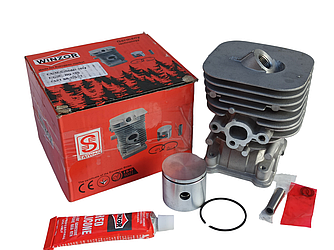 Циліндр із поршнем для мотокоси Husqvar 125R, 128R/на мотокосу Хусквар, Winzor Pro Seria