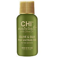 Шелковое масло для волос и тела CHI Olive Organics Olive & Silk Hair and Body 15мл