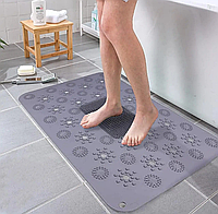 Силиконовый массажный коврик в ванную комнату для ног Massage Bath Mat Jw