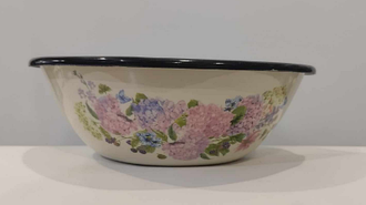 Миска емальована Новомосковськ "Анабель" 0,6л І0305/2 молочна