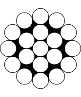 Трос стальной DIN 3053 (1×19) 1.5 мм