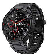 Умные мужские часы черные Смарт Smart Extreme Denwer P Розумний чоловічий годинник чорний Смарт Smart Extreme