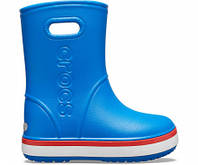 Резиновые сапоги детские Crocs Kids Crocband Rain Boot Bright Cobalt/Flame 11/28/18 см