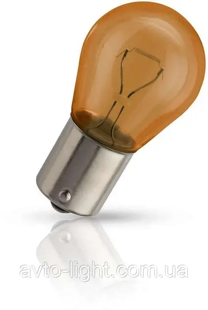 Лампа 12V (цок.сміш.бурш.бурштин ВАU15s) P21W Solar (1251) Amber (уп.10 шт.) (1000 шт./ясть)