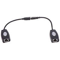 Кабель подовжувач перехідник USB — RJ45 LAN Ethernet до 45 м, 2 шт., фото 6