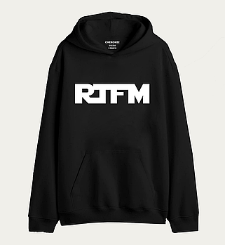 Худі толстовка з принтом  "RTFM"