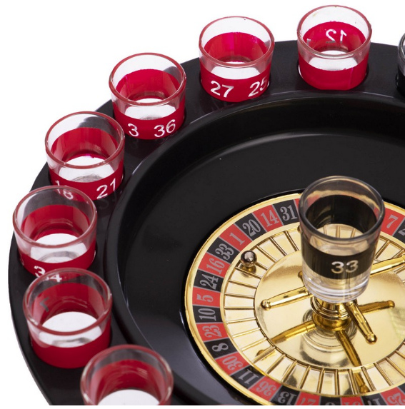 Настільна гра для дорослих "П'яна рулетка" Drinking Roulette Set SP-Sport GB066-P (на16 стопок)