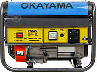 Генератор OKAYAMA PT-3500 (2.8 - 3 кВт, бензиновый, медный, ручной старт)