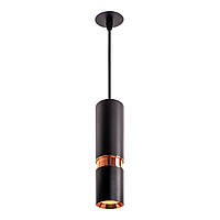 Светильник-люстра подвесной в стиле лофт Sirius PRD 4631-P BK R-GD на 1 плафон