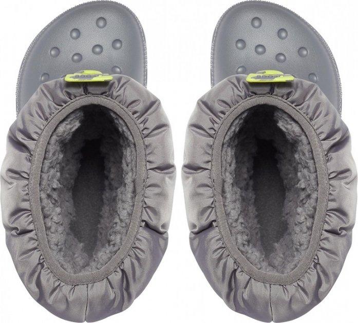 Crocs Kids Classic Neo Puff Boot Slate Grey . 13 30