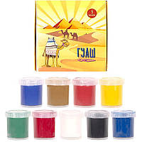 Набор гуашевых красок из 9 цветов по 15 мл в картонной упаковке Сафари в упаковке 9 шт
