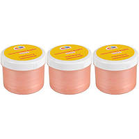 Краска для рисования пальцами перламутровая по 60 мл Оранжевая Малыша Гамма в упаковке 3 шт