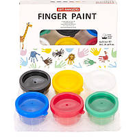 Набор красок из 6 цветов по 35 мл цветов для рисования пальцами RFC0635-2 в упаковке 6 шт