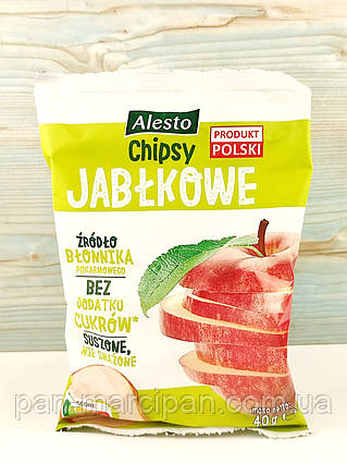 Чипси яблучні Alesto Chipsy Jablowe 40 г Польща