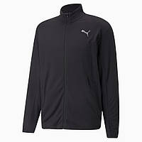 Олимпийка мужская Puma CLOUDSPUN Full-Zip Jacket 522399 01 (черная, легкая куртка, спортивная, бренд пума)