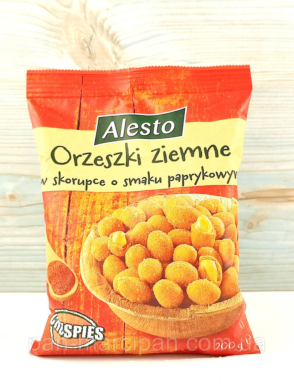 Арахіс в клярі Alesto зі смаком паприки 200 г, фото 1