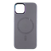 Чехол TPU Foggy with Magsafe Apple Iphone 14 Pro Grey AM, код: 8150532