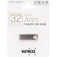 Флешка для хранения информации Verico USB 32Gb Ares Champagne 602856 Шампань в упаковке 1 шт