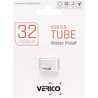 Флешка для хранения информации Verico USB 32Gb Tube White 602344 Белая в упаковке 1 шт