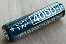 Літій-іонний акумулятор із захистом Rablex 4000 mAh 18650 (Li-ion) 3,7 V Original, фото 3