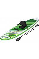 Надувная доска для серфинга Bestway SUP-доска 65310 с веслом и сидушкой вес до 160 кг